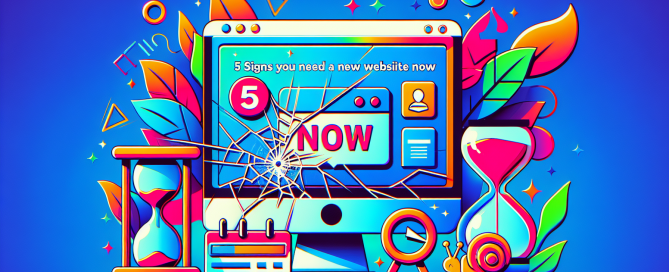 5 señales de que necesitas una nueva web YA