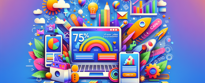 ¿Sabías que el 75 % de los usuarios juzga tu marca por el diseño de tu web?